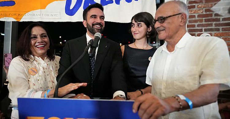 নিউইয়র্কের মেয়র নির্বাচনের প্রাইমারীতে জোহরান মামদানির চমক