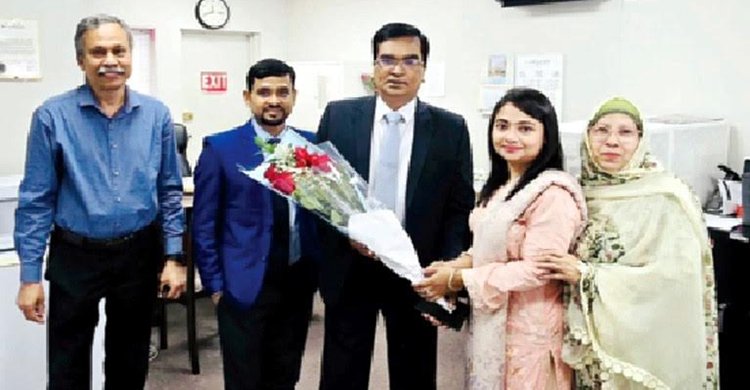 সোনালী ব্যাংক’র এমডি মো: শওকত আলী খাঁনের যুক্তরাষ্ট্র সফর