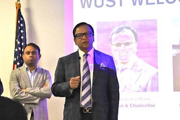 ওয়াশিংটন ইউনিভার্সিটি অফ সায়েন্স অ্যান্ড টেকনোলজিতে শিক্ষার্থীদের মিলনমেলা