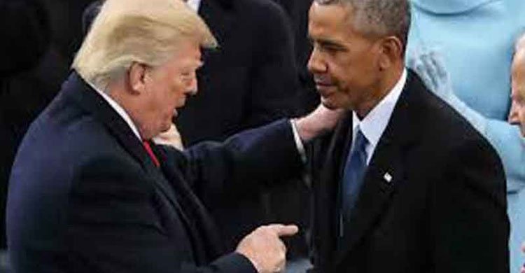 ওবামার বিরুদ্ধে রাষ্ট্রদ্রোহের অভিযোগ ট্রাম্পের