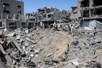 গাজায় ইসরায়েলের বর্বরতার অবসান চান প্রেসিডেন্ট ট্রাম্প