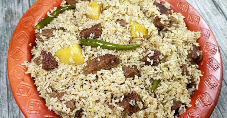 সরিষার তেলে বিফ তেহারি