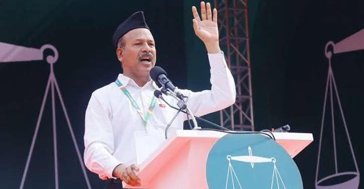 আ.লীগ ও বিএনপি হিন্দুদের সঙ্গে প্রতারণা করেছে – জামায়াতের জাতীয় সমাবেশে হিন্দু মহাজোটের মহাসচিব গোবিন্দচন্দ্র প্রামাণিক