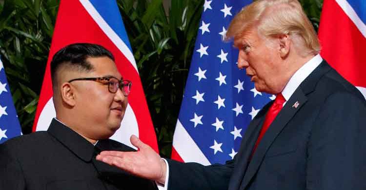 কিম জং উনের সঙ্গে আবার বসতে চান ট্রাম্প