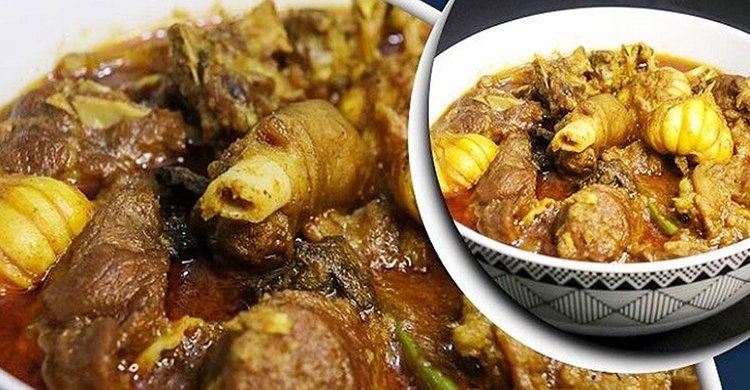 রসুন দিয়ে খাসির শাহি রেজালা