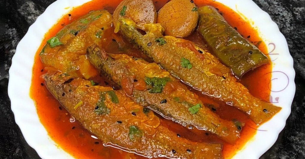 কালিজিরা ফোড়নে বাটা মাছ