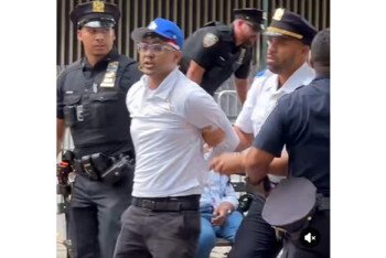 জাতিসংঘের সামনে যুক্তরাষ্ট্র বিএনপি – আওয়ামী লীগের পাল্টা সমাবেশ, প্রকাশ্যে ঘুঁষি, ১ বিএনপি কর্মী গ্রেফতার