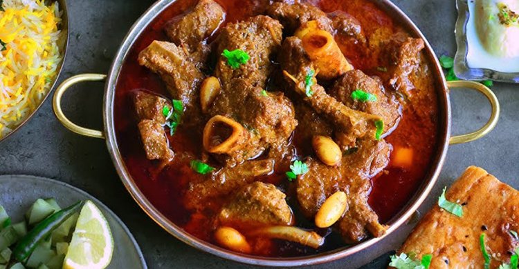 খাসির মাংসের কোরমা