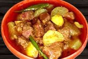 মুলা দিয়ে গরুর মাংস