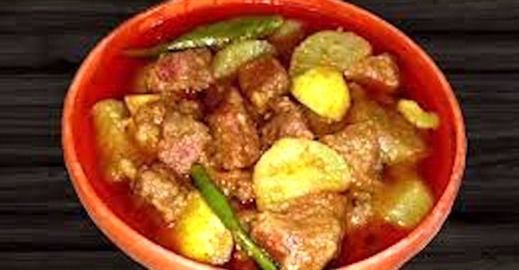 মুলা দিয়ে গরুর মাংস