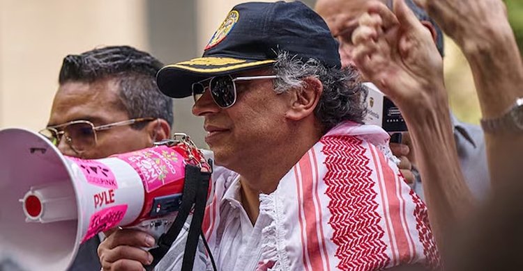 নিউইয়র্কে ফিলিস্তিনপন্থী বিক্ষোভে যাওয়ায় বাতিল হচ্ছে কলম্বিয়ার প্রেসিডেন্টের মার্কিন ভিসা