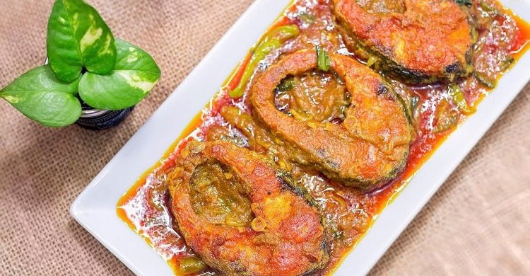 ঝাল রুই ভুনা