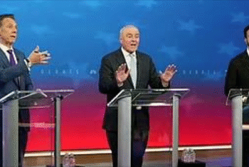 নিউইয়র্কের মেয়র প্রার্থীদের প্রথম টিভি বিতর্কে তীব্র বাদানুবাদ