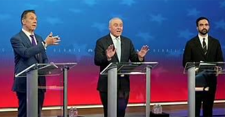 নিউইয়র্কের মেয়র প্রার্থীদের প্রথম টিভি বিতর্কে তীব্র বাদানুবাদ