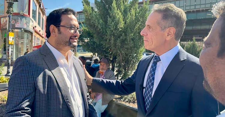 মেয়র নির্বাচনে বাংলাদেশি ব্যবসায়ী নেতার সমর্থন এন্ড্রু কুমোর প্রতি, জ্যাকসন হাইটসে কুমো