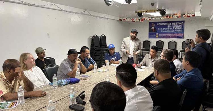 হিলসাইড এভিনিউ পরিচ্ছন্ন রাখতে সিটি অফিসিয়ালদের সাথে ফ্রেন্ডস সোসাইটির মতবিনিময়