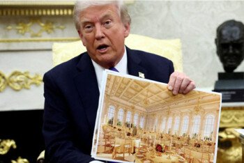 ট্রাম্পের বলরুম নির্মাণে আরও দাতা খুঁজছে হোয়াইট হাউজ