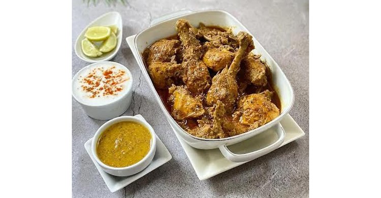 কাসুন্দি দিয়ে মুরগি