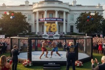 ট্রাম্পের জন্মদিনে হোয়াইট হাউসে ইতিহাস গড়বে মিক্সড মার্শাল আর্টস ইউএফসি লড়াই