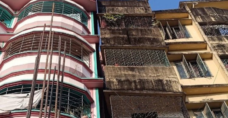 ভূমিকম্পে চট্টগ্রামে হেলে পড়েছে সাবেক মেয়রের ভবন