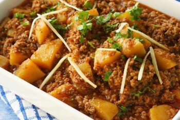 বিফ কিমা আলু