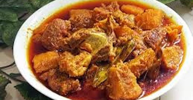 মিষ্টি কুমড়া দিয়ে গরুর মাংস