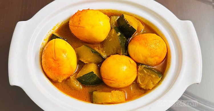 মিষ্টি কুমড়া দিয়ে ডিম