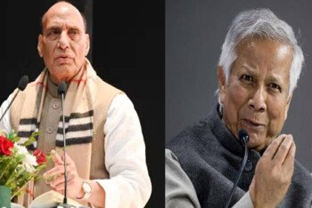 ড. ইউনূসকে ‘শব্দ চয়ন নিয়ে সতর্ক থাকার’ আহ্বান, বাংলাদেশের সঙ্গে সম্পর্কের টানাপোড়েন চায় না ভারত বললেন প্রতিরক্ষামন্ত্রী রাজনাথ সিং