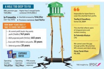 ৮৬ হাজার কোটি টাকার প্রভিশন ঘাটতি পূরণে বাংলাদেশের ইসলামী ব্যাংকের লাগবে ১৪৩ বছর, বলছেন বিশেষজ্ঞরা