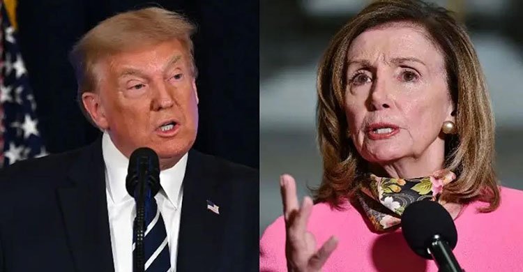 অবসরের ঘোষণার পর ন্যান্সি পেলোসিকে ‘শয়তান মহিলা’ বললেন ট্রাম্প