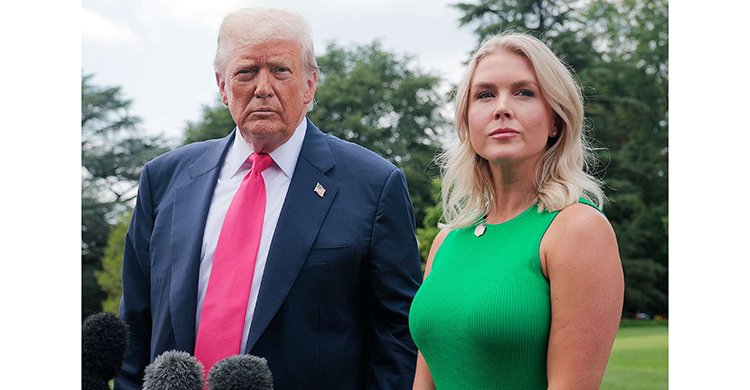 ওর মুখ ও ঠোঁট সুন্দর, মেশিনগানের মতো—প্রেস সেক্রেটারি লেভিট সম্পর্কে ট্রাম্প