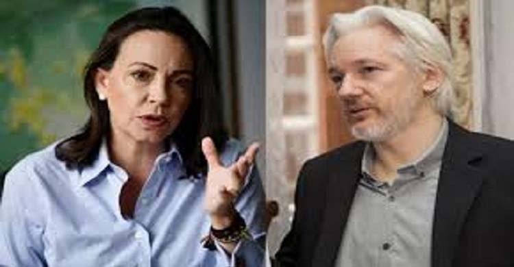 গাজায় ইসরায়েলের গণহত্যার সমর্থনে দাঁড়ানো মাচাদোকে নোবেল শান্তি পুরস্কার, অ্যাসেঞ্জের মামলা