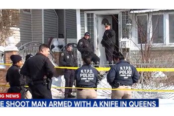 নিউ ইয়র্কে জামাইকার ব্রায়ারউডে রান্নাঘরের বড় ছুরি হাতে থাকা বাংলাদেশিকেকে গুলি করেছে পুলিশ, জানিয়েছে এনওয়াইপিডি