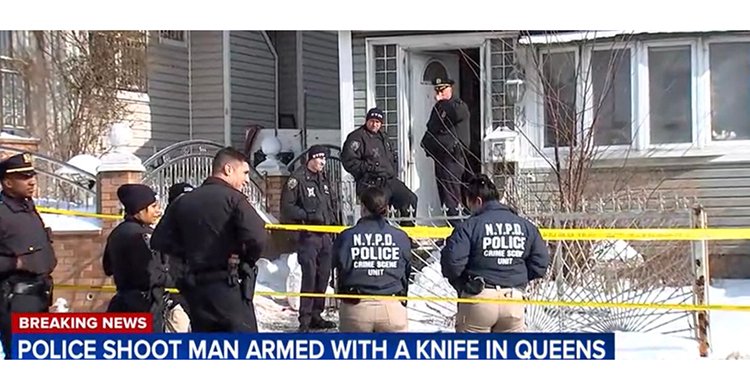 নিউ ইয়র্কে জামাইকার ব্রায়ারউডে রান্নাঘরের বড় ছুরি হাতে থাকা বাংলাদেশিকেকে গুলি করেছে পুলিশ, জানিয়েছে এনওয়াইপিডি