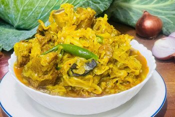 বাঁধাকপি দিয়ে গরুর মাংস