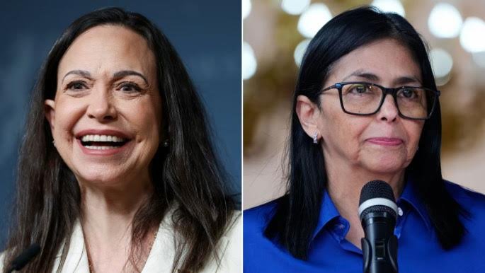 ভেনেজুয়েলার চাবিকাঠি এখন ট্রাম্পের হাতে, মন গলাতে মরিয়া মাচাদো ও রদ্রিগেজ