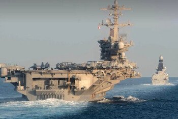 মধ্যপ্রাচ্যের পথে যুক্তরাষ্ট্রের বিশাল সামরিক বহর, এক নজরে রণসজ্জা