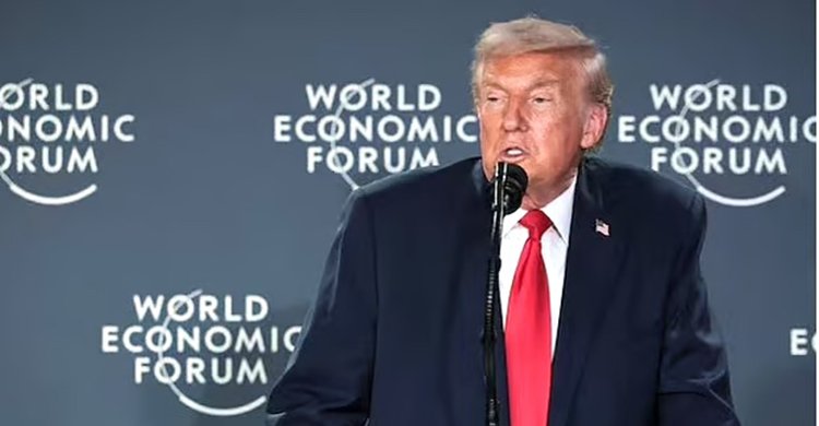 যুক্তরাষ্ট্র না থাকলে আপনারা সবাই এখন জার্মান ভাষায় কথা বলতেন – ওয়ার্ল্ড ইকোনমিক ফোরামে ট্রাম্প