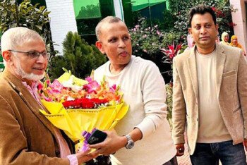 ড. আনিসুজ্জামান চৌধুরীর রংপুরে নিউ ইয়র্ক প্রবাসী প্রতিষ্ঠিত ব্লিং লেদার প্রোডাক্টস লিমিটেড পরিদর্শন