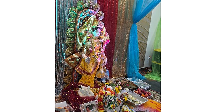 বাংলাদেশ বেদান্ত সোসাইটি, নিউ ইয়র্ক ইঙ্ক এর আয়োজনে সরস্বতী পূজা অনুষ্ঠিত