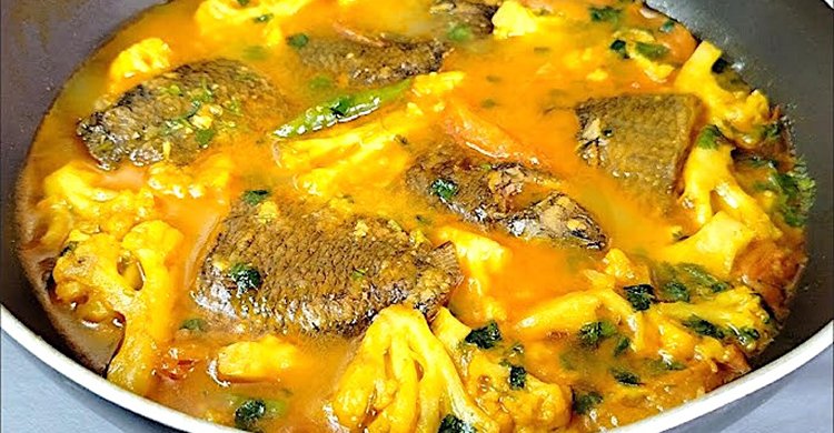 ফুলকপি দিয়ে কই মাছের সুস্বাদু ঝোল