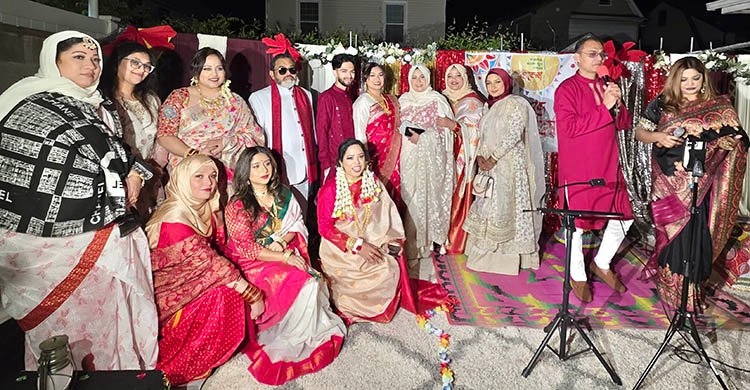 নিউইয়র্কে কমিউনিটি এক্টিভিস্ট শাহনাজ হোসেনের আয়োজনে বাংলা নববর্ষ ১৪৩৩ উদযাপন