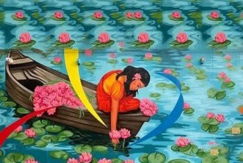 মেটলাইফ ওয়ার্ল্ডকাপ স্টেডিয়ামের ভিআইপি লাউঞ্জে বিশাল ম্যুরাল একেঁছেন বাংলাদেশী-আমেরিকান তরুণ শিল্পী জিহান ওয়াজেদ