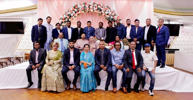 নিউইয়র্কে নবাবগঞ্জ এসোসিয়েশন এর সাবেক সাধারণ সম্পাদক মিলন মোল্লার ছেলে সাজিদ মিলনের বিবাহোত্তর সংবর্ধনা