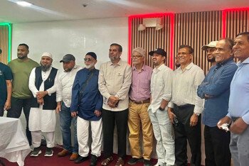 নিউইয়র্কের বাংলা মিডিয়ার সাথে জামায়াত নেতা এহসানুল মাহবুব জোবায়ের মতবিনিময়