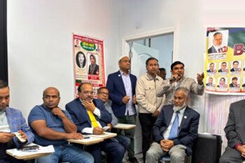 নিউইয়র্ক সিটির ওজনপার্কে “বাংলাদেশ সোসাইটির আসন্ন নির্বাচনে সেলিম-আলী’ প্যানেলের নির্বাচনী অফিস উদ্বোধন