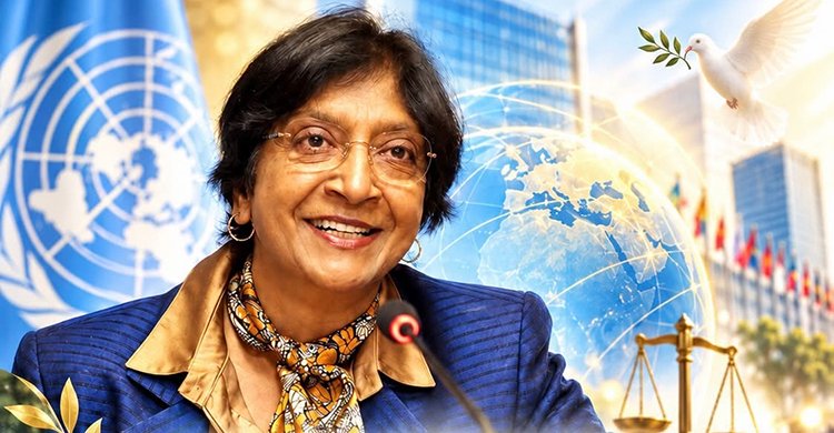বর্ণবৈষম্যের বিরুদ্ধে লড়াই করে নোবেল শান্তি পুরস্কার পেলেন নাভি পিল্লাই