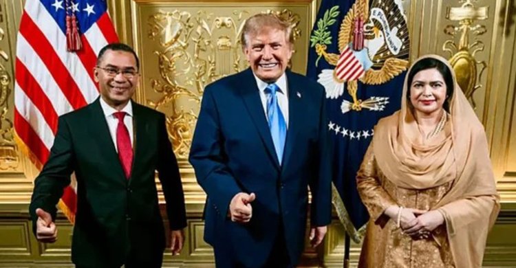 সস্ত্রীক বাংলাদেশের প্রধানমন্ত্রীর সঙ্গে প্রেসিডেন্ট ট্রাম্পের ছবি নিয়ে প্রেস উইংয়ের ব‍্যাখ‍্যা